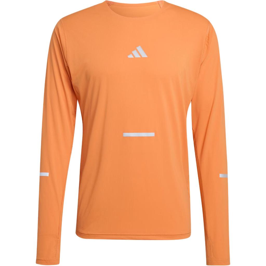 Adidas Running T Shirts Men's Dark Orange Yellow KA2441-