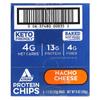 Atkins Protein Chips, Nacho Cheese, 8 Packets, 1.1 Oz (32 G) Each