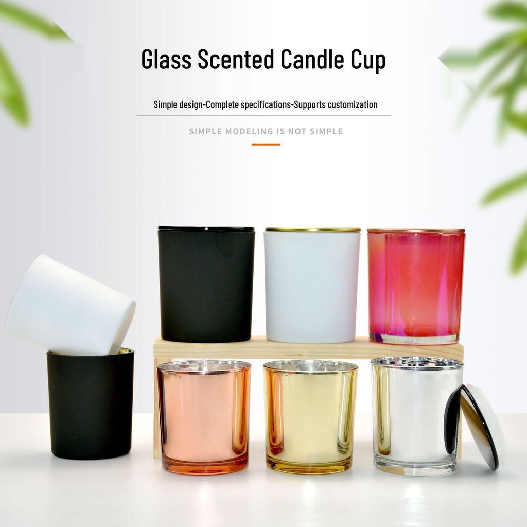 Electroplated Aromatherapy Glass Candle Holder - DIY Home Decor