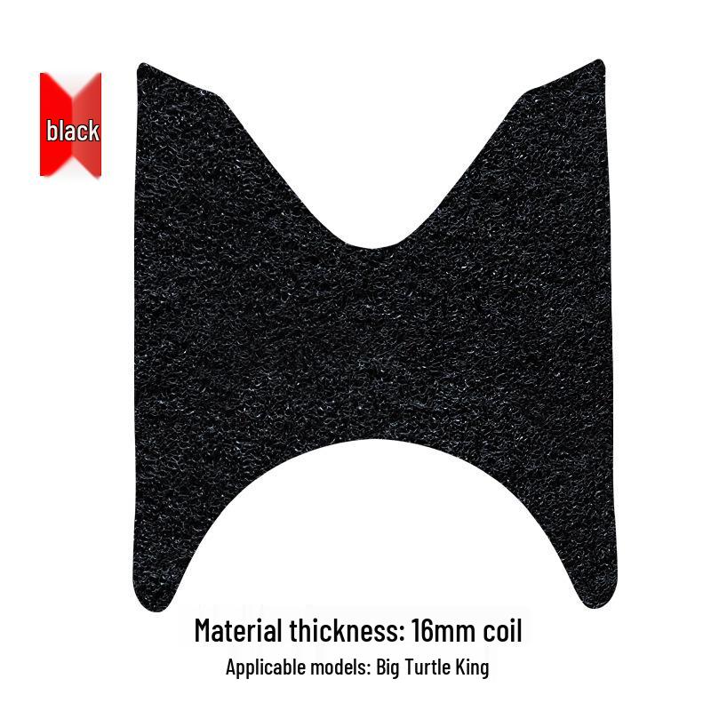 Big Turtle King Electric Motorcycle Non-Slip, Rainproof Foot Pad Silk Ring