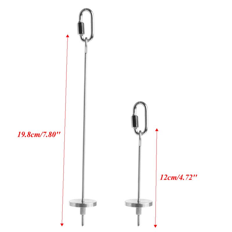 Клетка для попугая из нержавеющей стали, шампур для еды, палочка для мяса, копье, держатель для фруктов, игрушка, принадлежности для кормления птиц