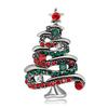 Multicolor Christmas Tree Brooch Pin Women's Breastpin Jewelry Gift