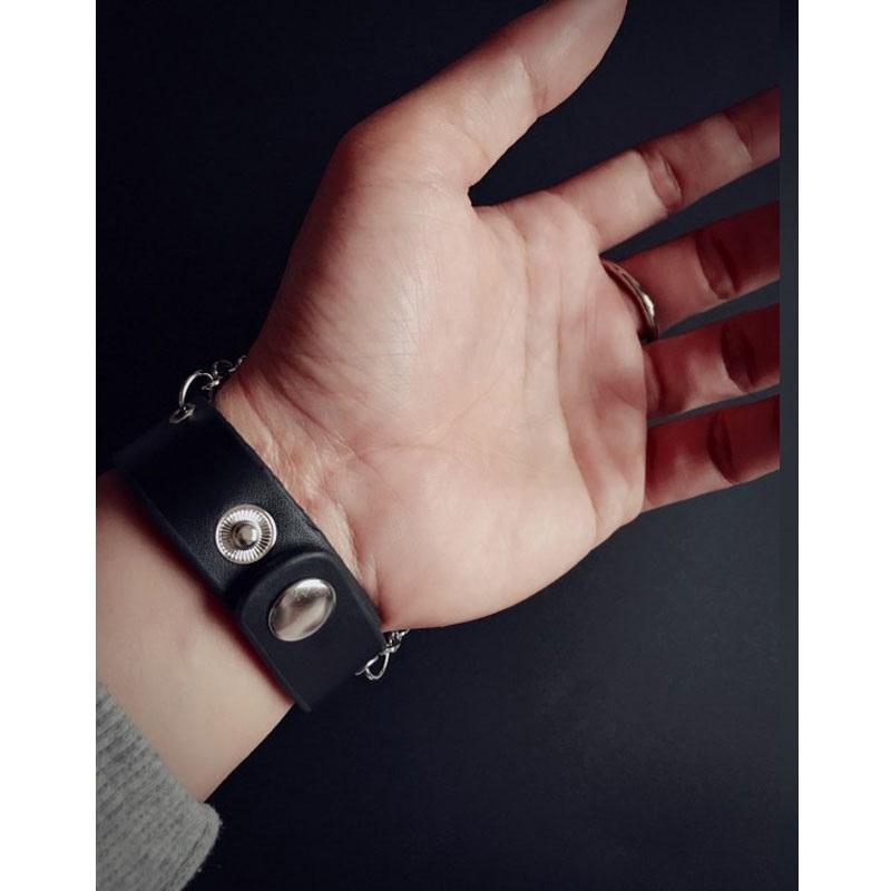 Горячие Новые Мужские Панк Череп Черный Кожаный Браслет Наручные Часы с Широким Браслетом 50 мм Большой Циферблат Часы Часы для Мужчин Relogio Masculino