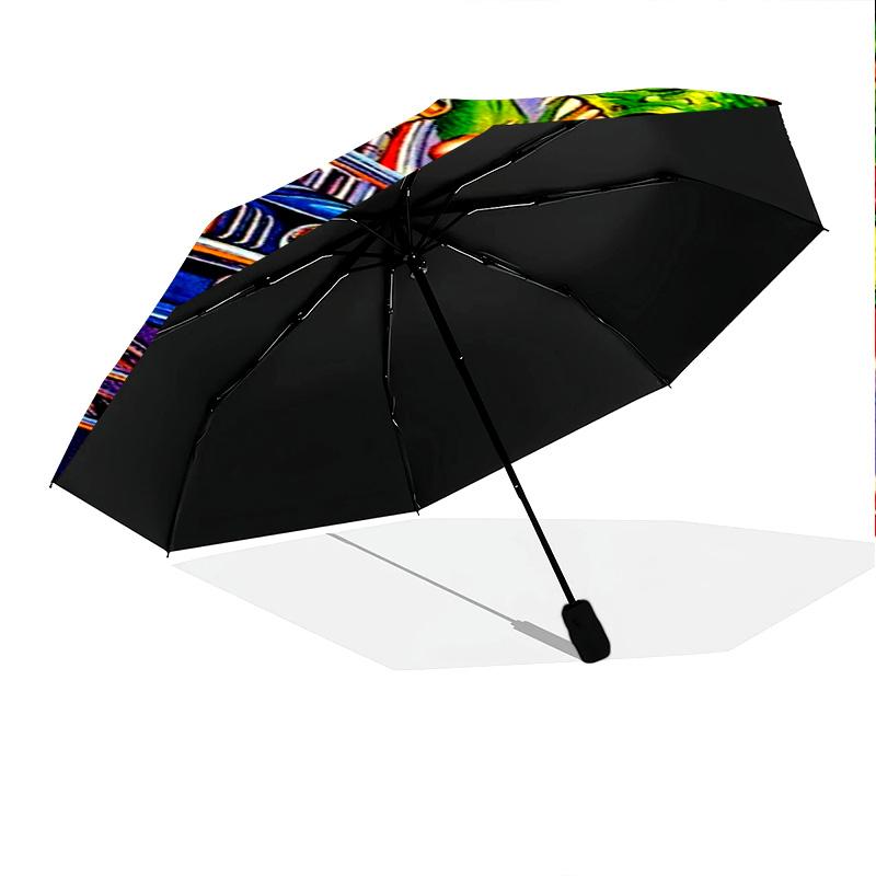 Rat Fink Boss Car Art Folding umbrella Suitable for all seasons durable Gift Umbrella Sun umbrella