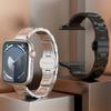 Элегантный металлический ремешок Изогнутая талия Титановый ремешок для Apple Watch Ultra 3 2 49 мм ремешки для Series 11 10 9 8 7 6 SE Заменить браслет