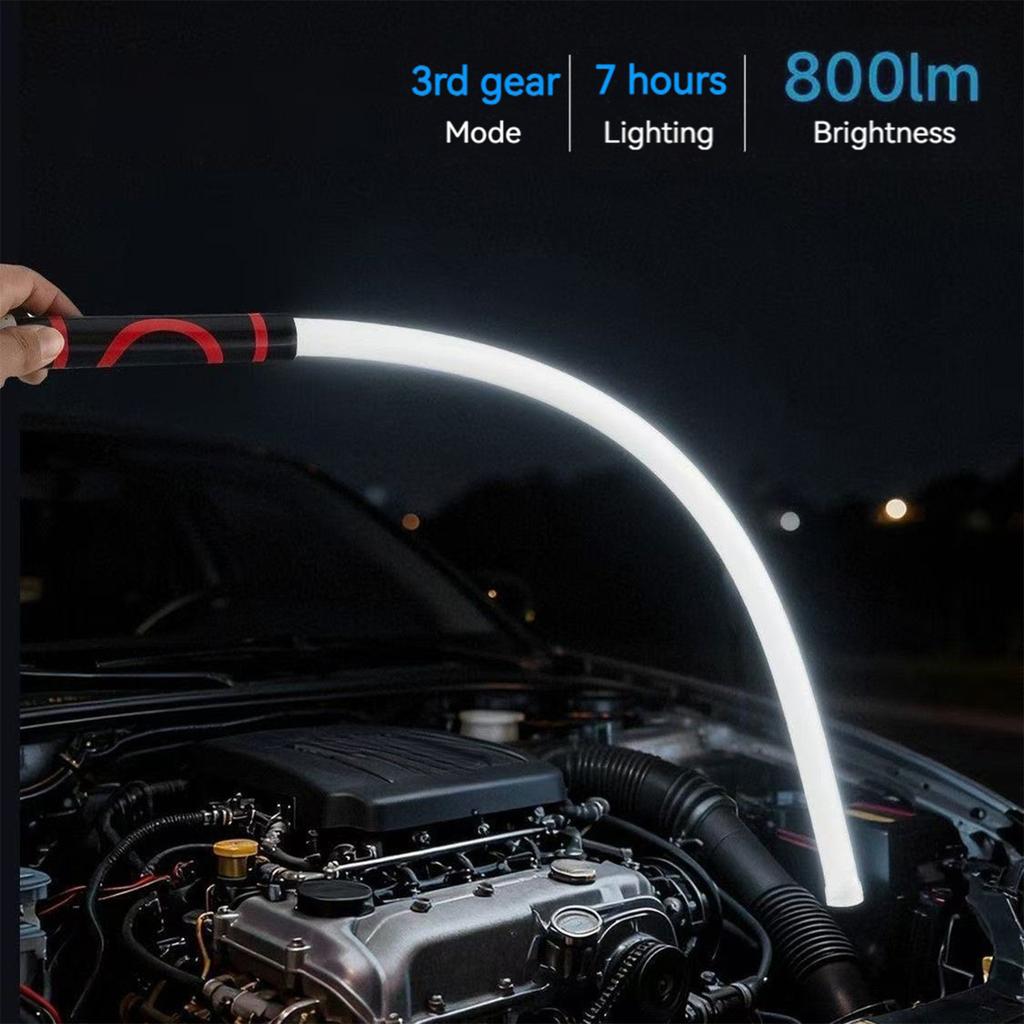 27Inch Bendable Mechanic Work Light High Lumens Automotive Illumination Tool for Car Repair Narrow Space Inspection Tool