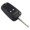 2-Button Folding Key Case For Opel Astra J Corsa E Auto Key Shell Fob Cover Protector Flip Replacement