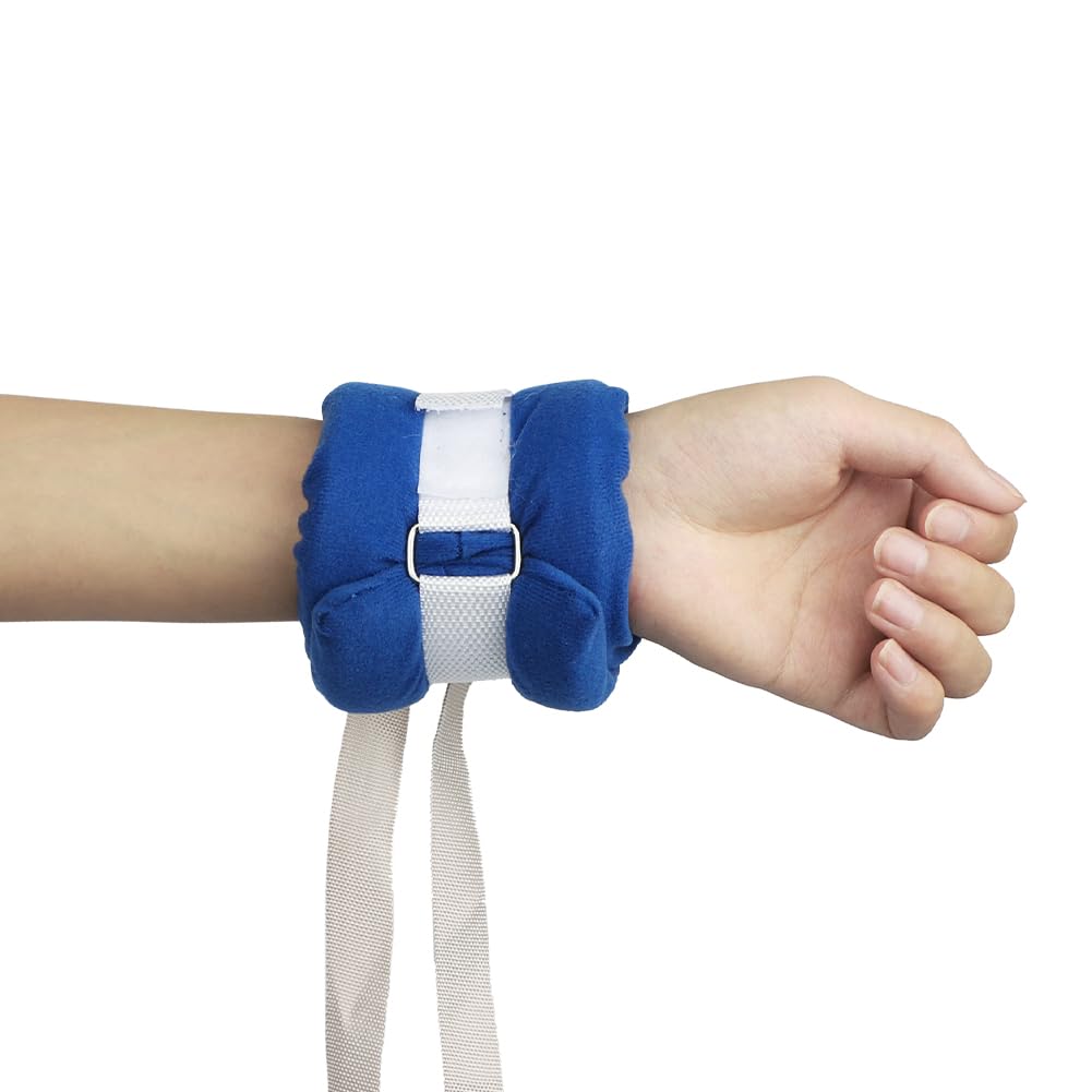 Restraint Belts for Elderly Set of for Limb Restraint Fixing for Dementia for Restraining Prevents Soft Care, 4, Self-Injury Prevention, Bands, Belts,