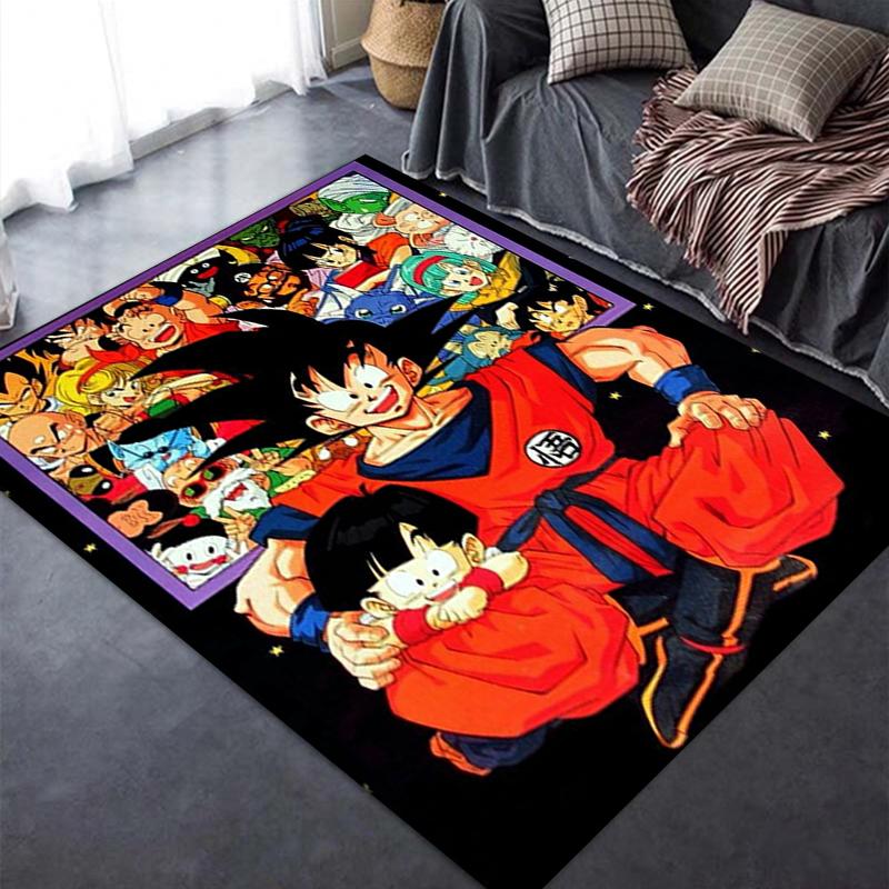 2025 Новый ковер DRAGON BALL для гостиной, спальни, дома, украшение дивана, нескользящий коврик для игр детей 34