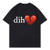 Funny Dih Meme T-shirt Men Women Clothing High Street Fashion Trend Short Sleeve T-shirts Summer Casual Loose Cotton T Shirts