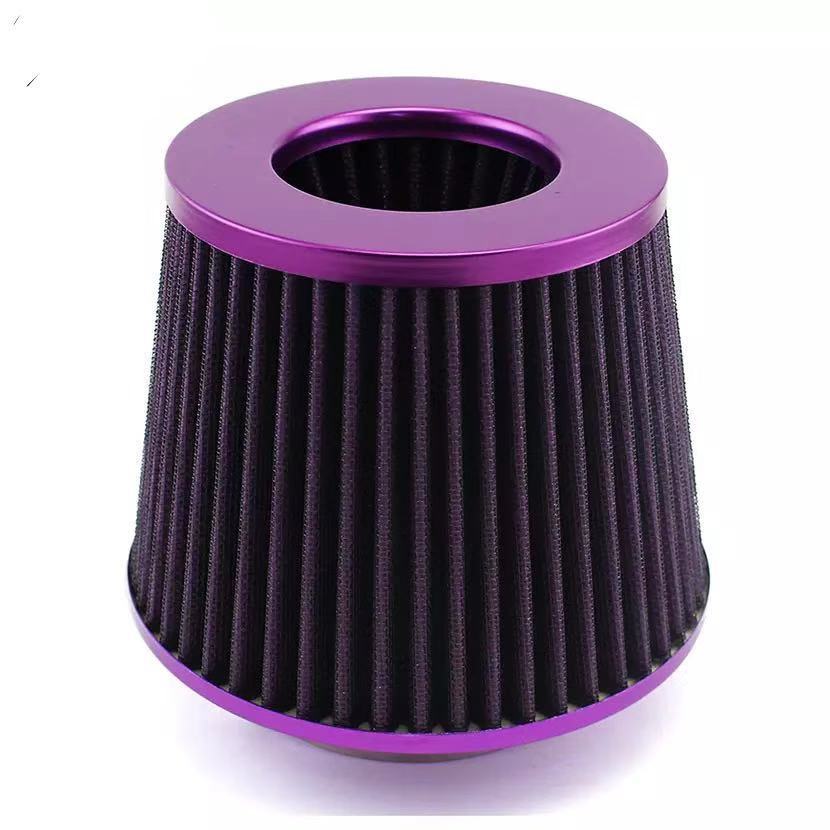 76MM 3 Inch Car Air Filters Vent Filter High Flow Intake Kit Mesh Cone Engine Protector Replacement Auto Accessories Universal Air Filters 7