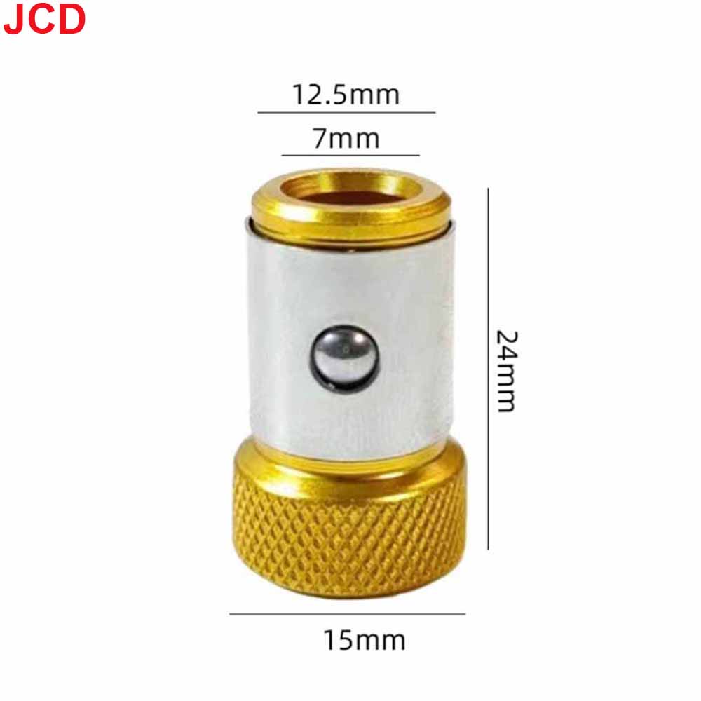 JCD 1pcs Magnetic Bit Holder Alloy Electric Magnetic Ring Screwdriver Bit Head Strong Non-slip Magnet Ring Bit Magnetizer