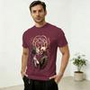 Combat Role Smoke TShirt for Unisex Humorous Pure Cotton Tee Shirt Crewneck Short Sleeve T Shirts Original Clothes