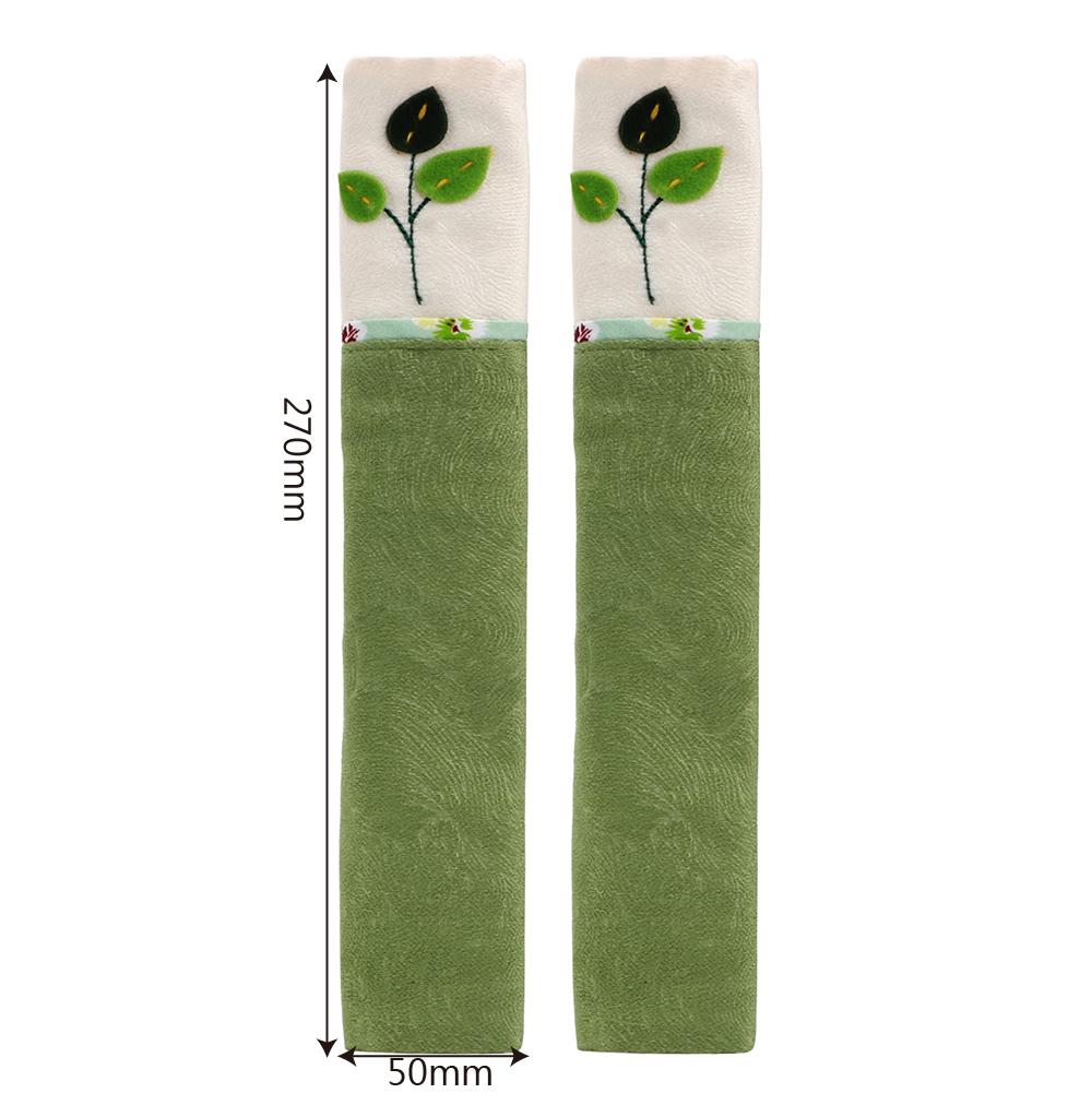 Кухонная техника 1 пара ручек для дверцы духовки, защитные перчатки для защиты от скольжения, чехол для ручки двери холодильника из хлопка