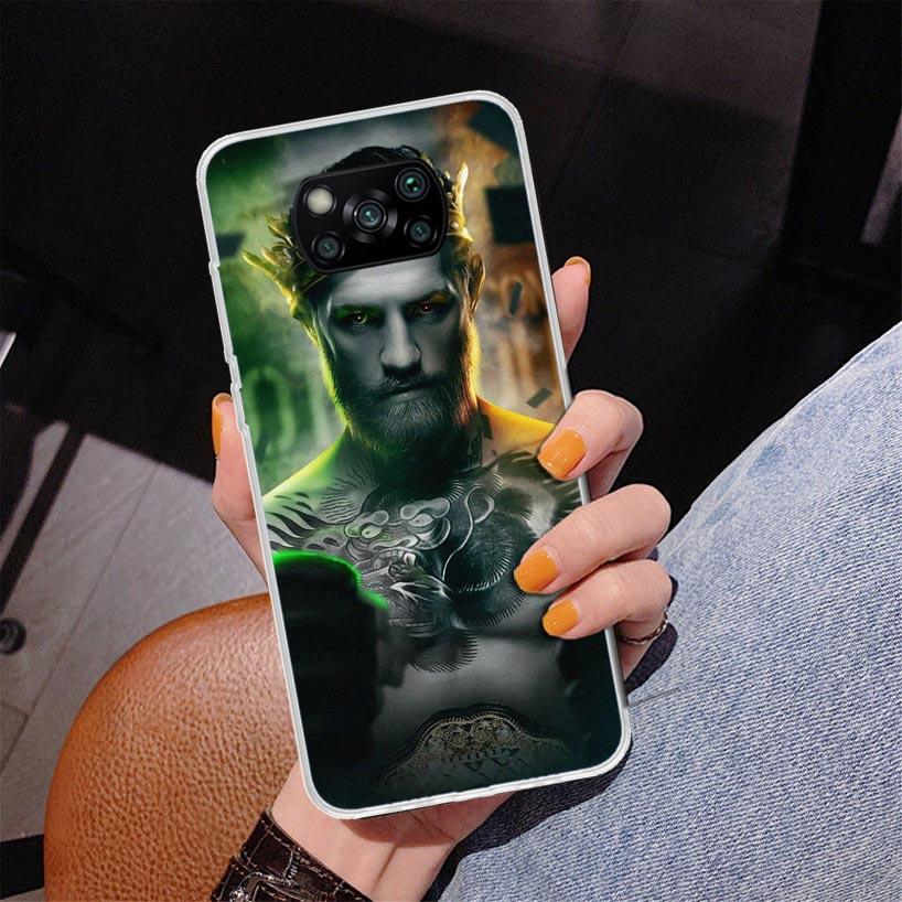 Чехол для телефона Conor McGregor для Xiaomi Poco X5 X6 X7 Pro X4 Gt F7 Ultra M8 M7 Redmi 15C 15 13C 13 12C 12 Уникальный чехол Coque Poco X