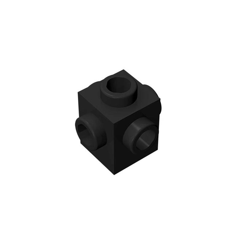 10 шт. 4733 кубики MOC, совместимые с кубиками 1x1 с модификацией и штырьками со всех сторон, обучающие кубики для самостоятельной сборки, оптом, детские игрушки