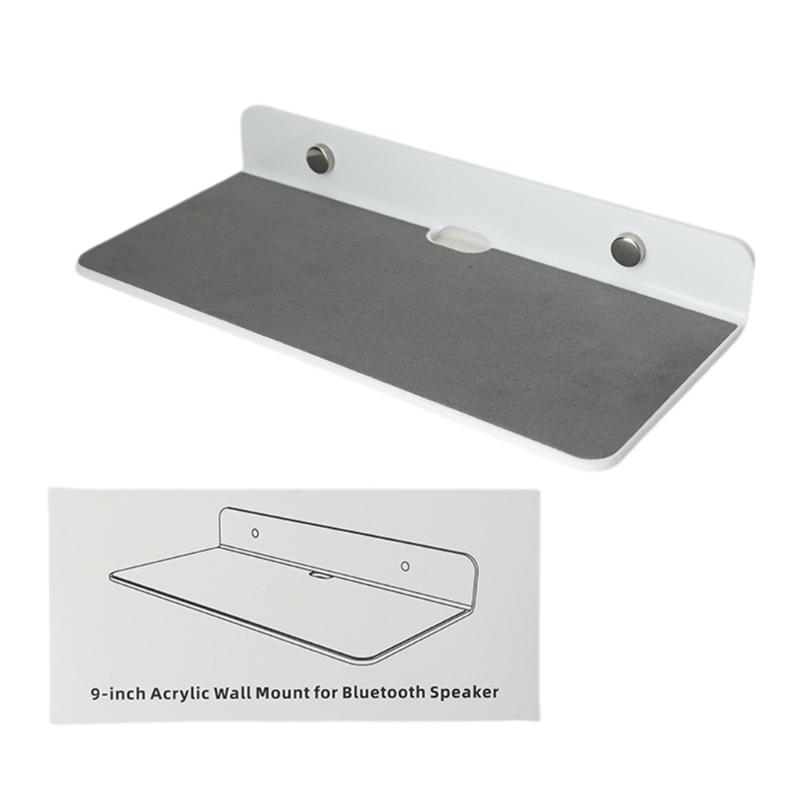 Универсальная настенная полка держатель для динамиков для маленьких портативных динамиков смартфонов настенная плавающая полка настенное крепление стойка
