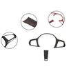 Carbon Fiber Look Steering Wheel Cover Trim For BMW 3 4 Series G20 G42 -