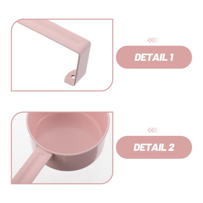 2Pcs Iron Laundry Detergent Measuring Scoop for Liquid Powder Soap Pet Food Rice Flour Dry Goods Ergonomic Handle Hanging Design