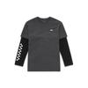 Solid Color Crew Neck Long Sleeve T-Shirt Men Tops Gray VN0A7YJA1O7
