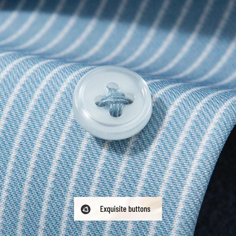 Мужская зимняя полосатая рубашка в стиле business casual с флисовой подкладкой