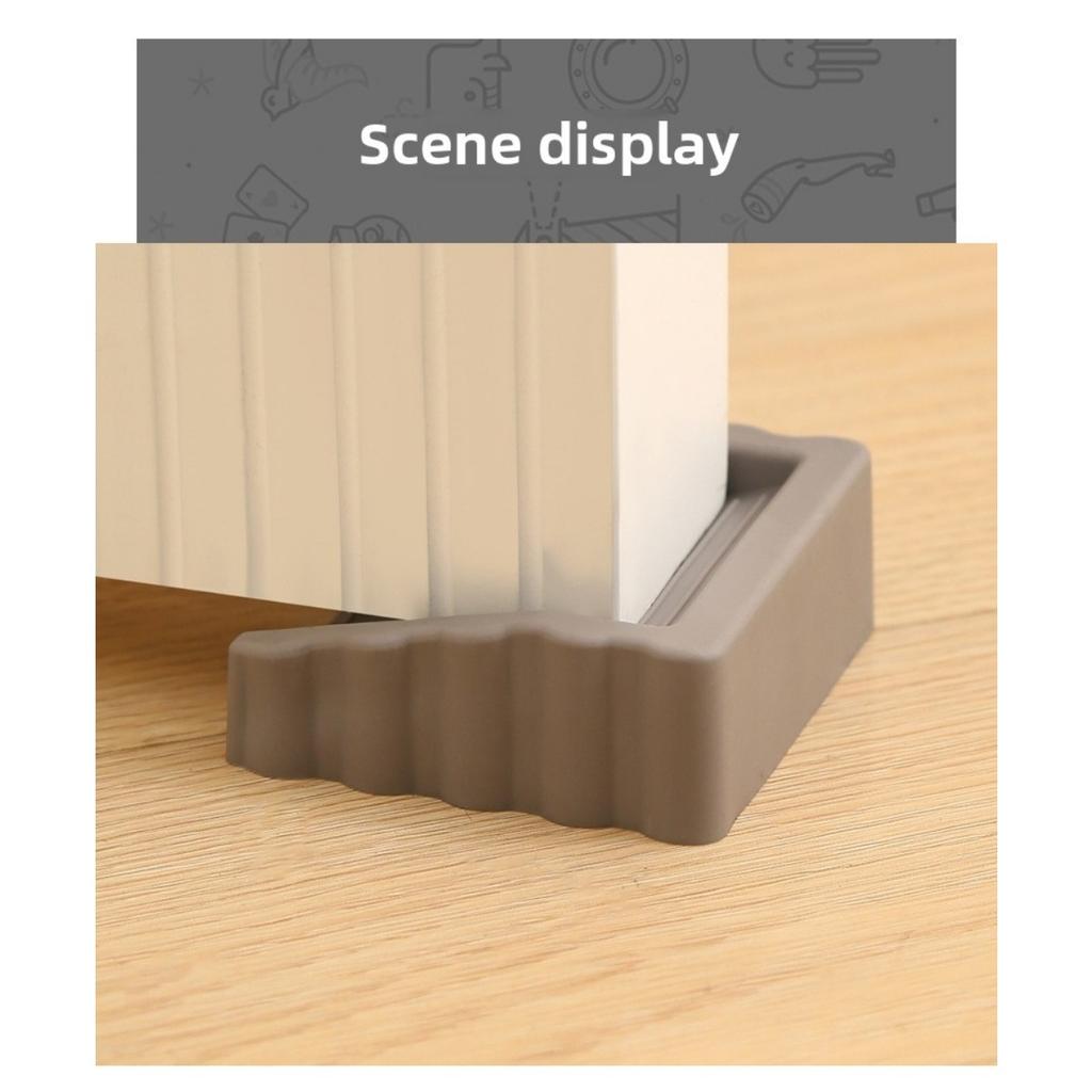 [Ветрозащитный дверной стопор] Ветрозащитный дверной стопор | Креативный пластиковый матовый клин, защитный дверной блокиратор, противоударный дверной стопор