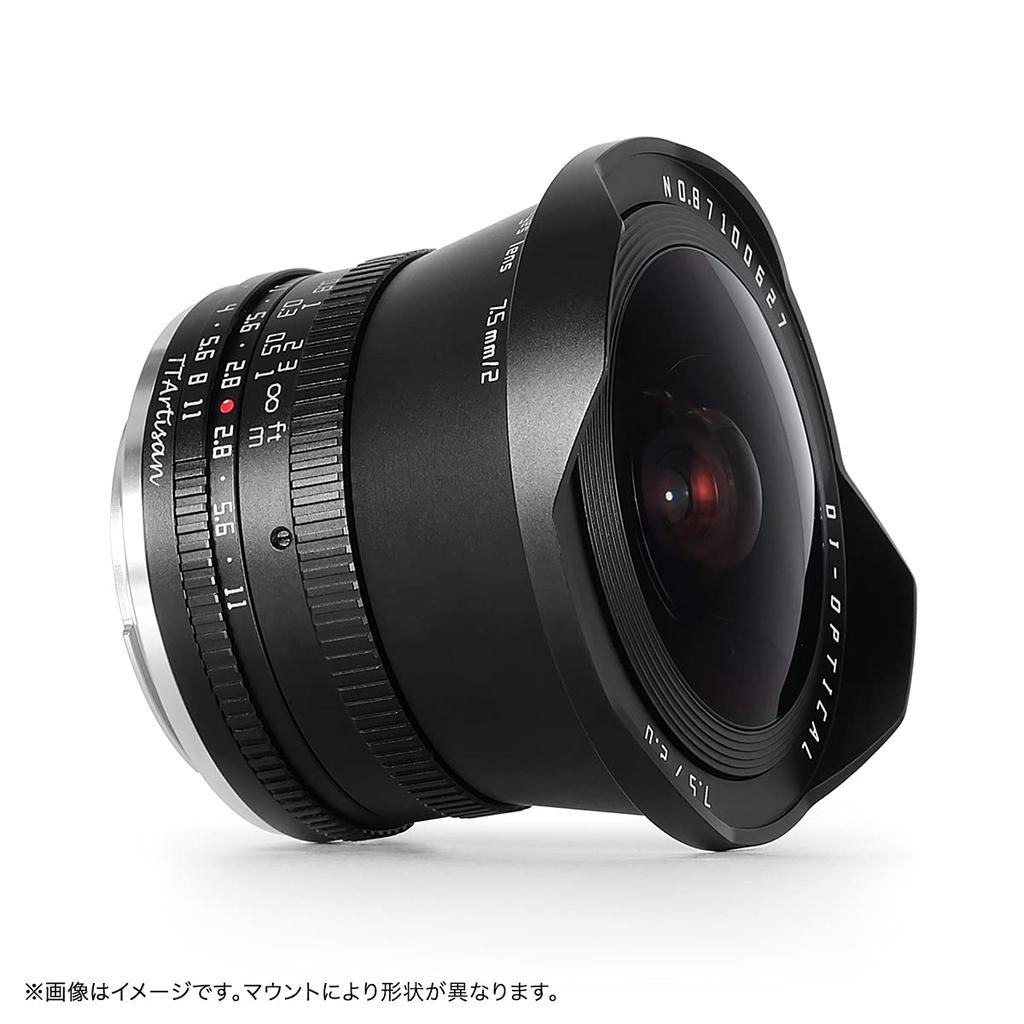 TTArtisan MF F2 Mount Fisheye Prime Lens Canon Compatible Fisheye Manual Compact and Lightweight for Mirrorless Ideal for Landscape and Starry Sky by