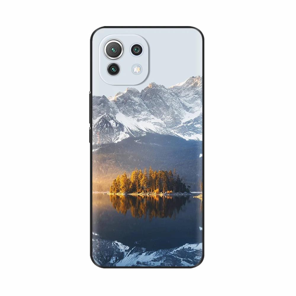 Ударопрочный Чехол Для Xiaomi Mi 11 Lite 5G NE Чехол Mi 11 Lite Расписной Мягкий Силиконовый Чехол Для Xiaomi Mi 11 Lite Mi11 11i Чехлы
