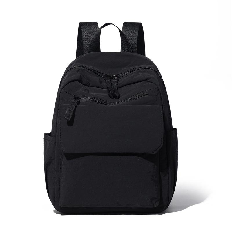 Мужской многофункциональный рюкзак, женская однотонная сумка через плечо, нейлоновый школьный ранец