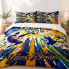CAPTAIN TSUBASA Custom Name 3pc set Perfect for bedroom use Comfortable bedding set includes a duvet cover and two pillowcases Ideal birthday or Chris
