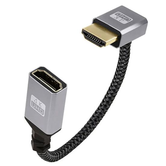 Кабель Папа-Мама 4K Металлический Адаптер, совместимый с HDMI Ноутбук ТВ Передача Аудио-Видео