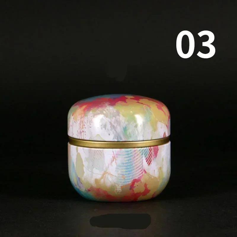 Новый портативный ретро металлический чайный пакетик для китайских конфет, кофейных зерен, герметичный влагонепроницаемый контейнер, персонализированные принадлежности для хранения