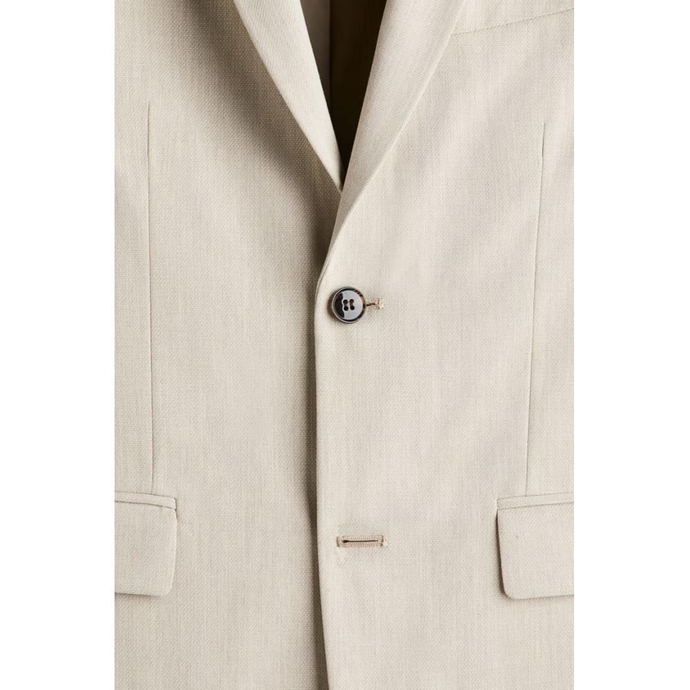 Куртка HM Slim Fit бежевого цвета