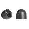 145pcs/set Black Protection Cover  Assorted Plastic Nut Hex Bolt Covers M4 M5 M6 M8 M10 M12 Kit   for Hexagonal Screw Bolt Dome Head