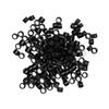 1000 шт. алюминиевые микро-звенья кольца бусины винт микро-кольца инструмент для наращивания волос черный