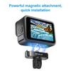 Для GoPro HERO13 Black / MAX2 PULUZ Магнитное металлическое основание с быстрым отсоединением (черный)