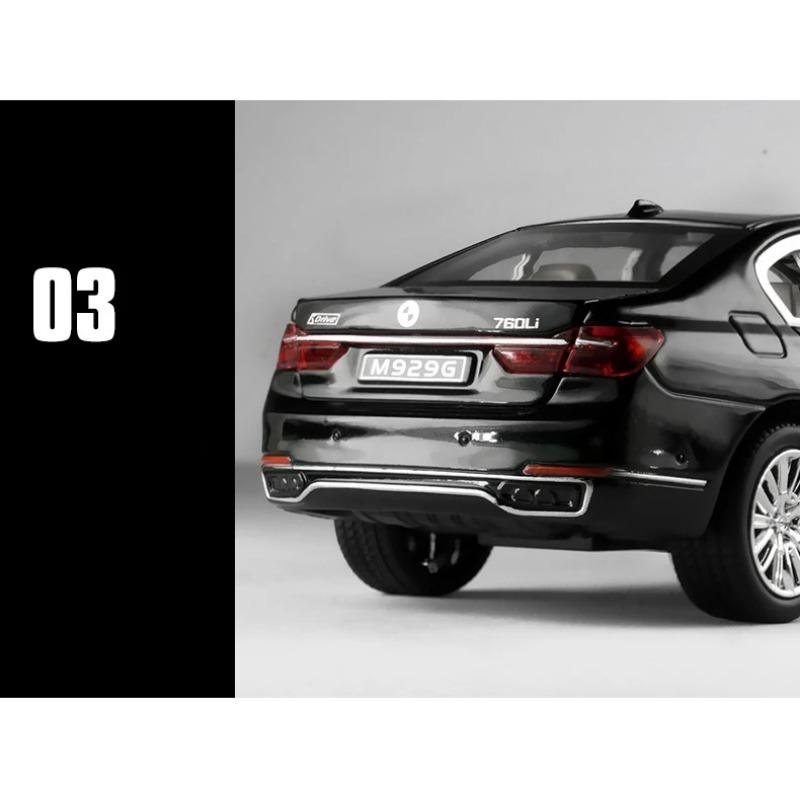 1/24 BMW 7Series 760LI Alloy Car Model Diecasts & Toy Vehicles Металлическая игрушечная модель автомобиля High Simulation Collection Подарки для детей