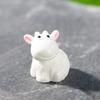 Микропейзаж смоляное украшение симпатичное трехмерное украшение в виде овцы, настольное украшение для автомобиля, аксессуары для украшения ягненка