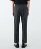 MUSINSA STANDARD Relaxed Tapered Hidden Banding Crop Slacks [Gray]