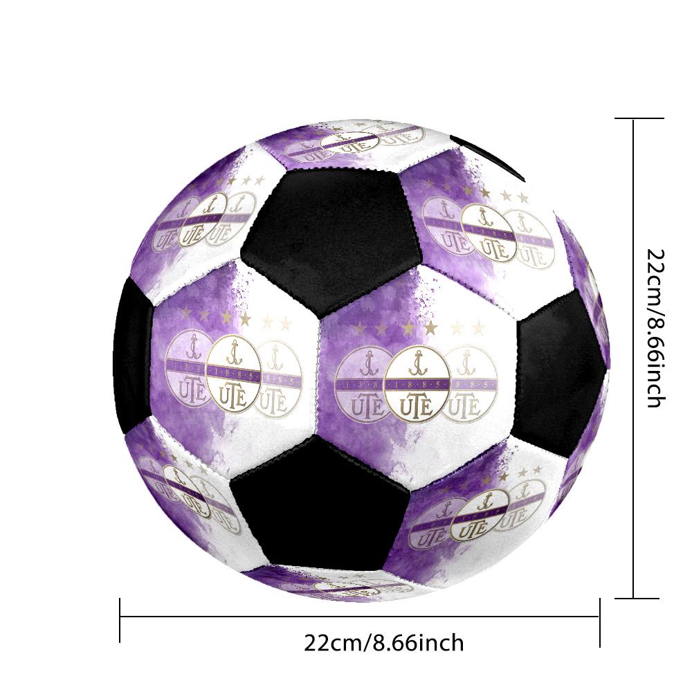 Футбольный мяч Újpest FC Цветной Для Всех Возрастов Машинная Строчка ПВХ Готов к Соревнованиям Прочный Высокопрыгучий.РАЗМЕР5