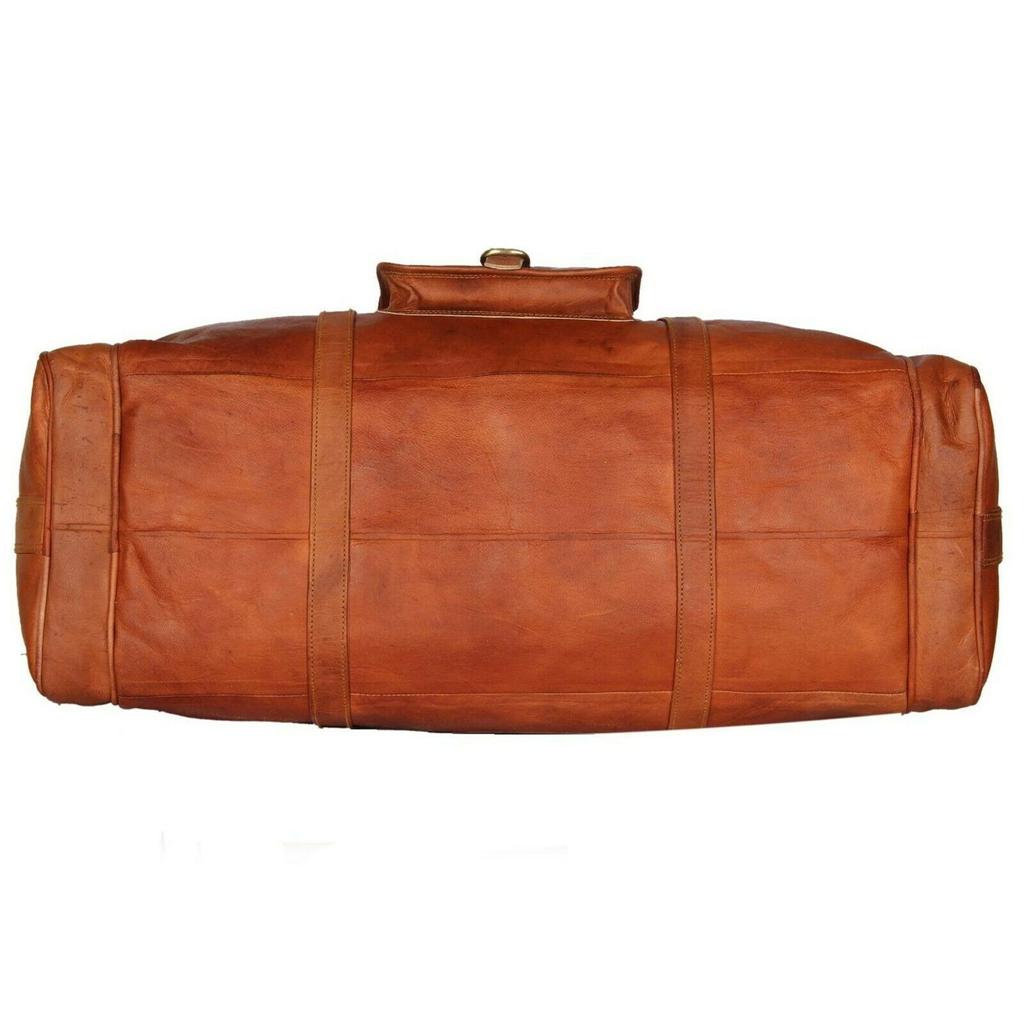 Мужская коричневая дорожная дорожная сумка из натуральной козьей кожи, спортивная ночная сумка, новая