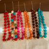 Multi Color Resin Beaded Chokers Resin Acrylic Vintage Choker Acrylic Pendant Chain  Daily Wear