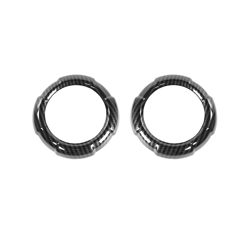ABS Car Air Conditioning Vent Outlet Decoration Ring Cover Stickers Frame For Suzuki Jimny Up Car Interior