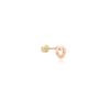 Tirr Lirr 14K Pink Gold Loro Line Heart Piercing TEPK4P06089M(PC)-3