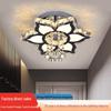 Современный светодиодный хрустальный потолочный светильник в виде цветка для спальни и кабинета
