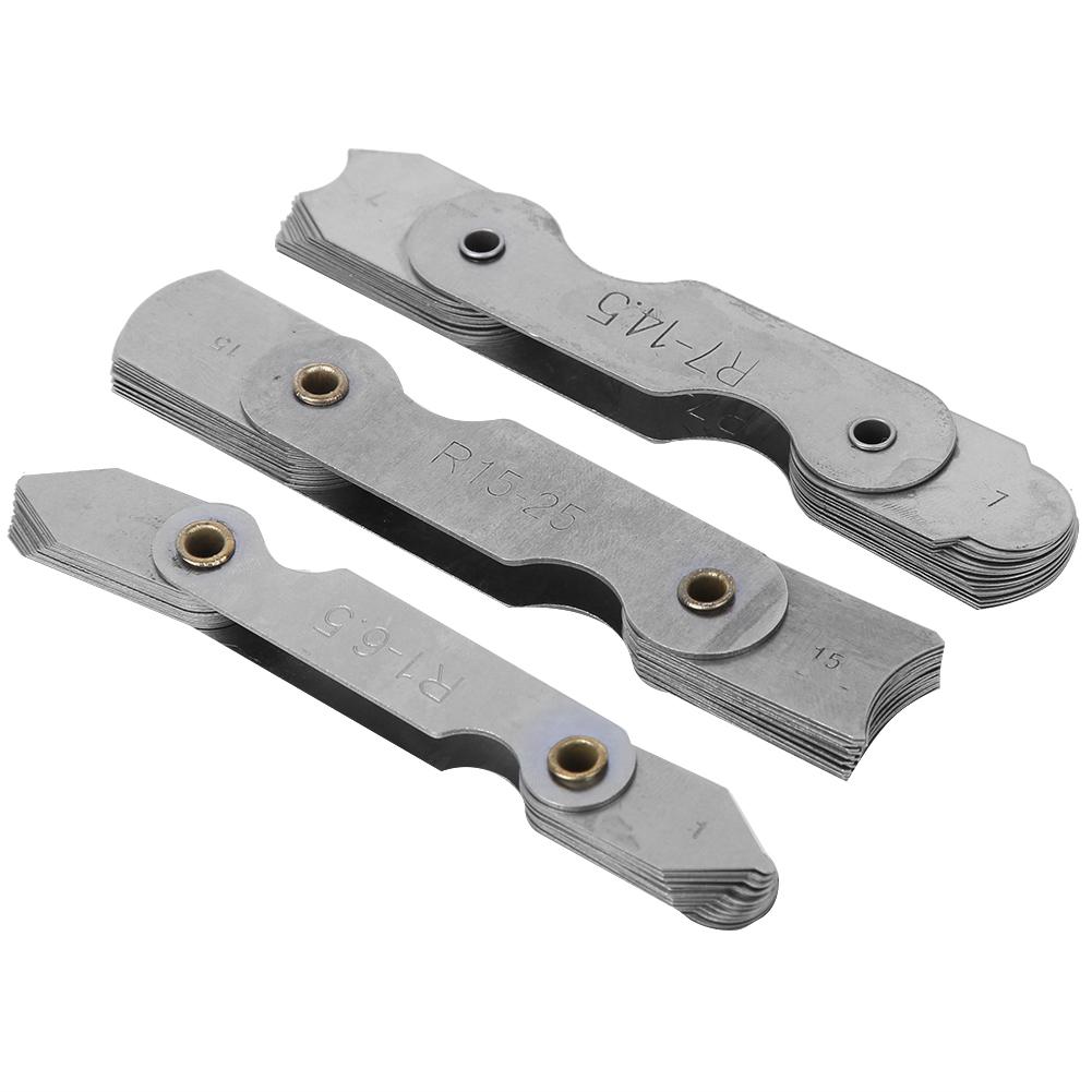 3 шт. Инструменты для измерения радиуса Нержавеющая сталь Измерение радиуса Инструмент для ремонта часов