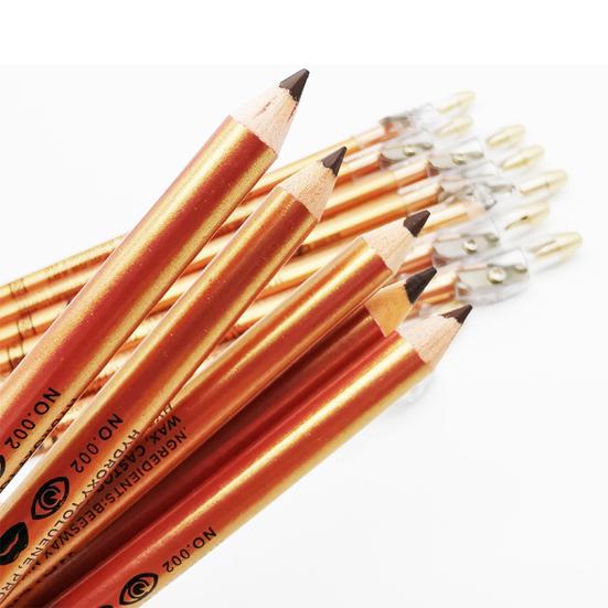 Водонепроницаемый прочный не размазывающийся карандаш для бровей, косметическая косметика для глаз с точилкой