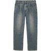 JACK&JONES Men's Washed Straight-Leg Denim Jeans