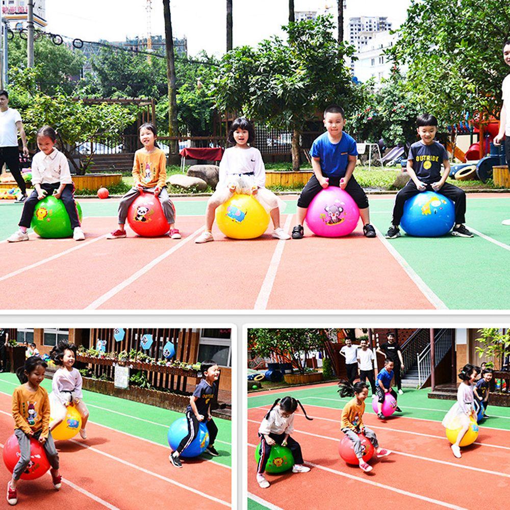 Children Kindergarten Outdoor Sports Inflatable Toys Kids Space Hopper Bouncing Balls Hop Ball