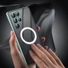 Magnetic Dual Glass MagSafe Case for Samsung Galaxy S24 Ultra, Green